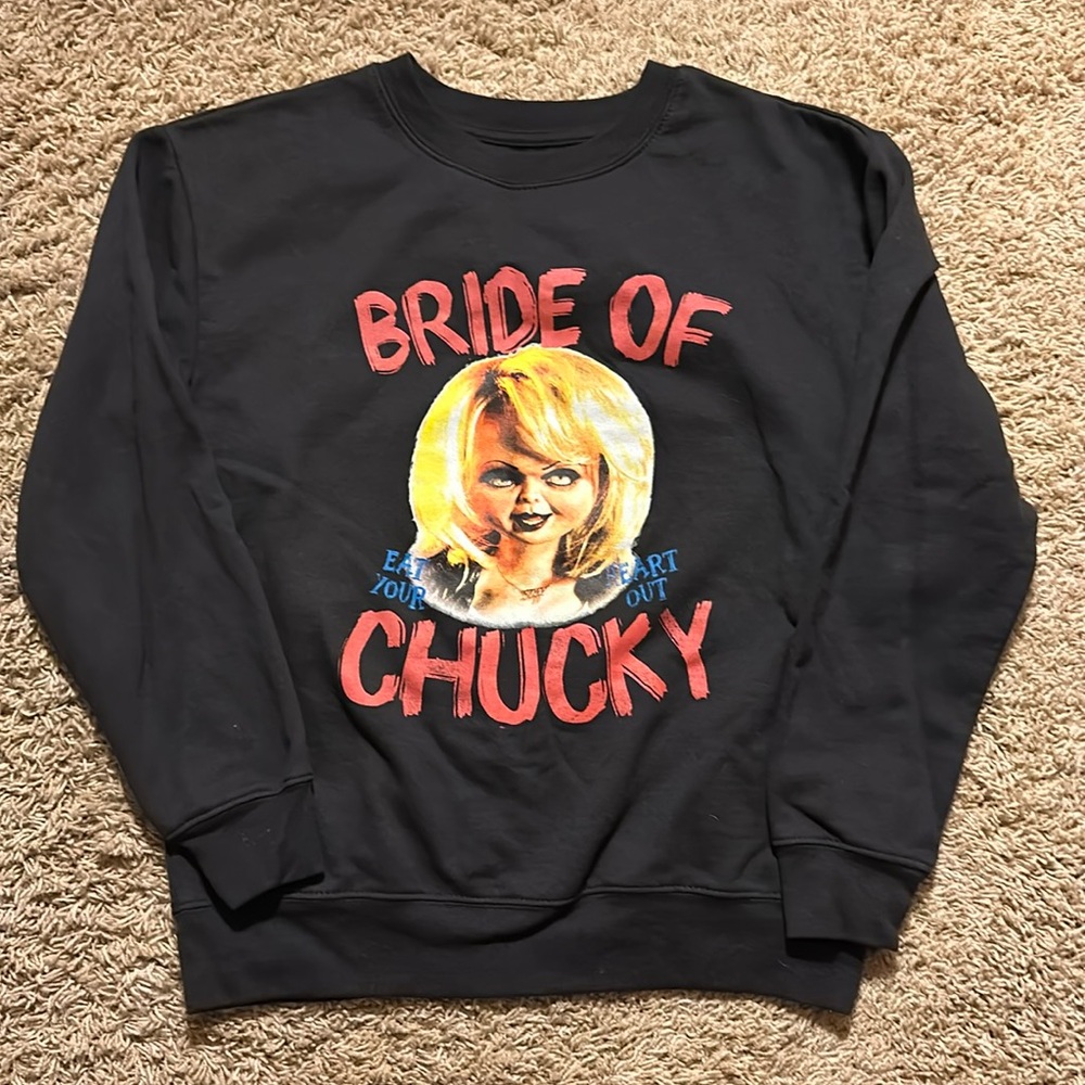 Bride of Chucky crewneck sweater